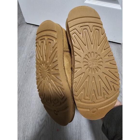 Womens UGG AUSTRALIA 218507 chestnut sheepskin tall comfy winter boots sz 6 - Picture 6 of 7